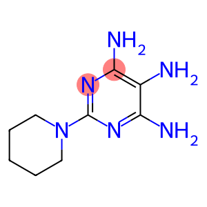 4,5,6-Pyrimidinetriamine, 2-(1-piperidinyl)-