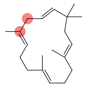 (1E,4E,8E,12E)-2,6,6,9,13-Pentamethyl-1,4,8,12-cyclopentadecatetraene