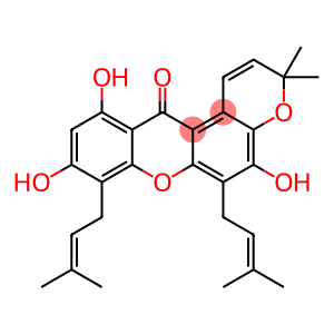 5,9,11-Trihydroxy-3,3-dimethyl-6,8-bis(3-methyl-2-butenyl)pyrano[3,2-a]xanthen-12(3H)-one