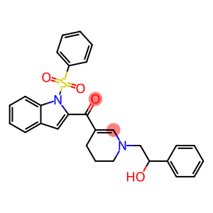 Methanone, [1-(phenylsulfonyl)-1H-indol-2-yl][1,4,5,6-tetrahydro-1-(2-hydroxy-2-phenylethyl)-3-pyridinyl]-
