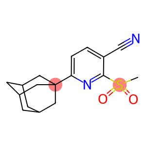 6-(1-adamantyl)-2-(methylsulfonyl)nicotinonitrile