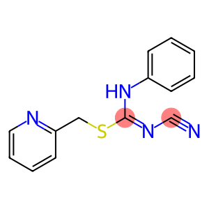 2-pyridinylmethyl N'-cyano-N-phenylimidothiocarbamate