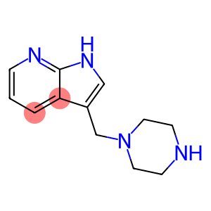 1H-Pyrrolo[2,3-b]pyridine, 3-(1-piperazinylmethyl)-