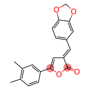 3-(1,3-benzodioxol-5-ylmethylene)-5-(3,4-dimethylphenyl)-2(3H)-furanone