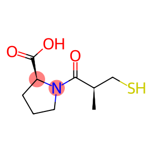 Captopril,N-[(S)-3-Mercapto-2-methylpropionyl]-L-proline