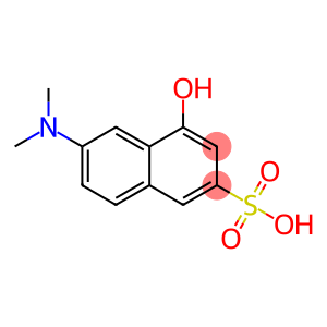 6-(dimethylamino)-4-hydroxynaphthalene-2-sulfonic acid