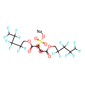 2-[(Sodiooxy)sulfonyl]butanedioic acid bis(2,2,3,3,4,4,5,5-octafluoropentyl) ester