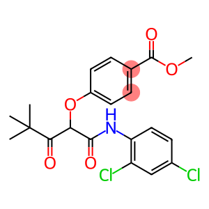 methyl 4-[1-[[(2,4-dichlorophenyl)amino]carbonyl]-3,3-dimethyl-2-oxobutoxy]benzoate