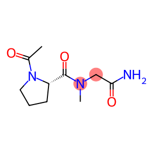 Glycinamide, 1-acetyl-L-prolyl-N-methyl-