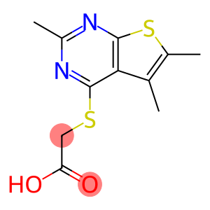 [(2,5,6-TRIMETHYLTHIENO[2,3-D]PYRIMIDIN-4-YL)THIO]ACETIC ACID