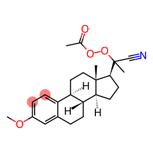 Peracetic acid 20-cyano-3-methoxy-19-norpregna-1,3,5(10)-trien-20-yl ester