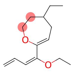 Oxepin, 7-[(1E)-1-ethoxy-1,3-butadienyl]-4-ethyl-2,3,4,5-tetrahydro- (9CI)