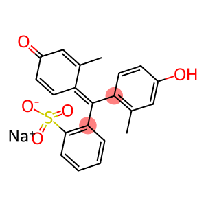 sodium hydrogen 4,4'-(3H-1,2-benzoxathiol-3-ylidene)bis[3-methylphenolate S,S-dioxide