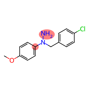 Hydrazine, 1-[(4-chlorophenyl)methyl]-1-(4-methoxyphenyl)-