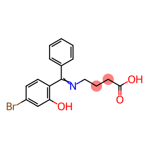 Butanoic acid, 4-[[(4-bromo-2-hydroxyphenyl)phenylmethylene]amino]-