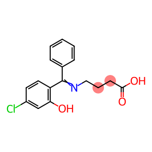 Butanoic acid, 4-[[(4-chloro-2-hydroxyphenyl)phenylmethylene]amino]-