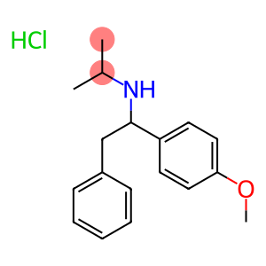 Benzeneethanamine, a-(4-methoxyphenyl)-N-(1-methylethyl)-,hydrochloride (1:1)