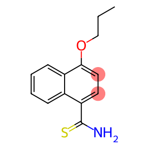 1-Naphthalenecarbothioamide, 4-propoxy-