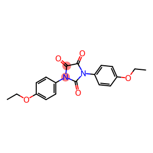 2,4,5-Imidazolidinetrione, 1,3-bis(4-ethoxyphenyl)-