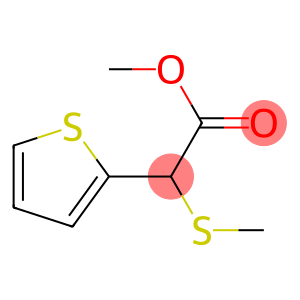 α-Methylthio-2-thiopheneacetic acid methyl ester