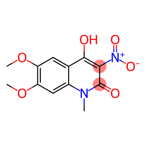 4-Hydroxy-6,7-dimethoxy-1-methyl-3-nitroquinolin-2(1H)-one