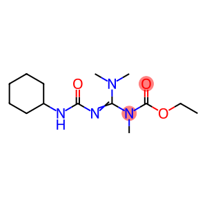 ethyl [[[(cyclohexylamino)carbonyl]imino](dimethylamino)methyl]methylcarbamate