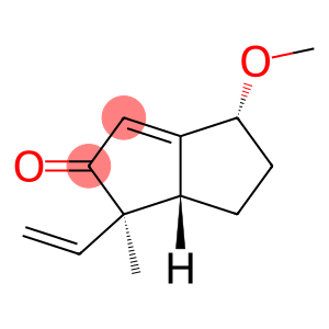 2(1H)-Pentalenone,1-ethenyl-4,5,6,6a-tetrahydro-4-methoxy-1-methyl-,(1R,4R,6aS)-rel-(9CI)