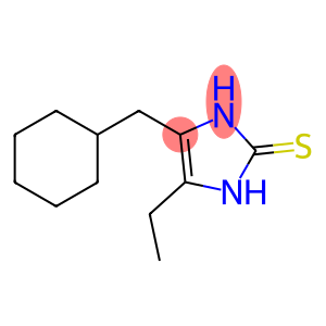 2H-Imidazole-2-thione, 4-(cyclohexylmethyl)-5-ethyl-1,3-dihydro-