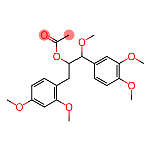 Acetic acid 1-[(2,4-dimethoxyphenyl)methyl]-2-methoxy-2-(3,4-dimethoxyphenyl)ethyl ester