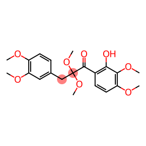 3-(3,4-Dimethoxyphenyl)-1-(2-hydroxy-3,4-dimethoxyphenyl)-2,2-dimethoxy-1-propanone