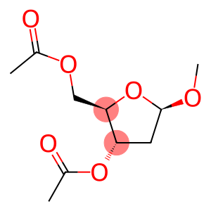 Methyl-2-deoxy-beta-D-ribofuranoside diacetate