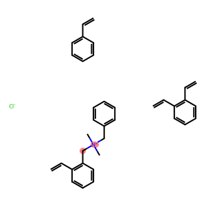 Benzenemethanaminium, ar-ethenyl-N,N-dimethyl-N-(phenylmethyl)-, chloride, polymer with diethenylbenzene and ethenylbenzene