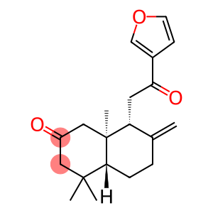 2(1H)-Naphthalenone, 8-[2-(3-furanyl)-2-oxoethyl]octahydro-4,4,8a-trimethyl-7-methylene-, (4aR,8R,8aR)-