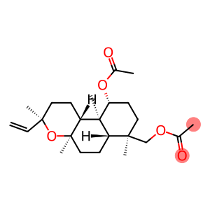 1H-Naphtho[2,1-b]pyran-7-methanol, 10-(acetyloxy)-3-ethenyldodecahydro-3,4a,7,10a-tetramethyl-, acetate, [3R-(3α,4aβ,6aα,7α,10β,10aβ,10bα)]- (9CI)