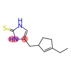 2H-Imidazole-2-thione,4-[(3-ethyl-2-cyclopenten-1-yl)methyl]-1,3-dihydro-(9CI)