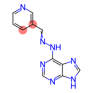 3-Pyridinecarboxaldehyde,2-(9H-purin-6-yl)hydrazone