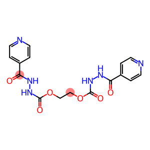 Isonicotinic acid,2-carboxyhydrazide ethylene ester (8CI)
