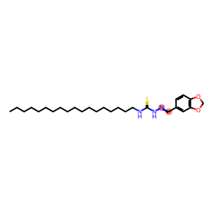 1-(benzo[1,3]dioxol-5-ylmethylideneamino)-3-octadecyl-thiourea