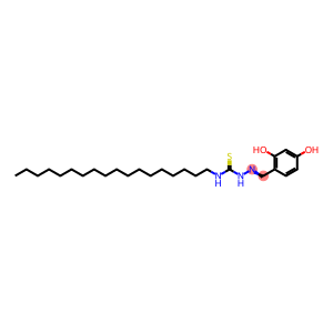 Hydrazinecarbothioamide, 2-[(2,4-dihydroxyphenyl)methylene]-N-octadecyl-