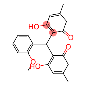 3-hydroxy-2-[(2-hydroxy-4-methyl-6-oxo-1-cyclohexa-1,3-dienyl)-(2-meth oxyphenyl)methyl]-5-methyl-cyclohexa-2,4-dien-1-one