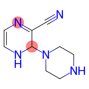 3-PIPERAZIN-1-YL-3,4-DIHYDROPYRAZINE-2-CARBONITRILE