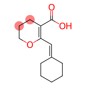 2-(cyclohexylidenemethyl)-5,6-dihydro-4H-pyran-3-carboxylic acid