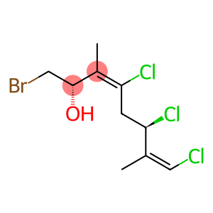 (2S,3E,6R,7Z)-1-Bromo-4,6,8-trichloro-3,7-dimethyl-3,7-octadien-2-ol