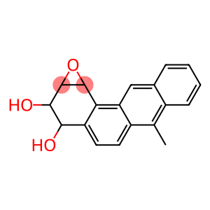 Benzo(6,7)phenanthro(3,4-b)oxirene-2,3-diol, 1a,2,3,11c-tetrahydro-6-m ethyl-