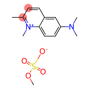 6-(dimethylamino)-1,2-dimethylquinolinium methyl sulphate