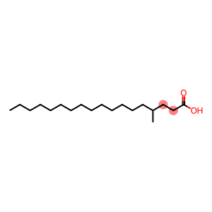 Octadecanoic acid, 4-methyl-