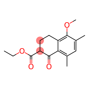 ethyl 5-methoxy-6,8-dimethyl-1-oxo-tetralin-2-carboxylate