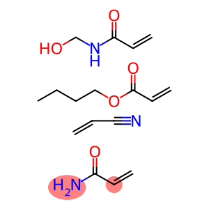 butyl ester, polymer with n-(hydroxymethyl)-2-propenamide, 2-2-propenoic aci