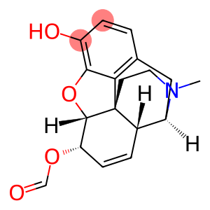 Morphinan-3,6-diol, 7,8-didehydro-4,5-epoxy-17-methyl- (5α,6α)-, 6-formate (9CI)