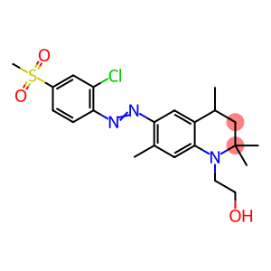 6-[[2-Chloro-4-(methylsulfonyl)phenyl]azo]-3,4-dihydro-2,2,4,7-tetramethyl-1(2H)-quinolineethanol